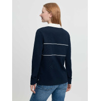 Polo de rugby LeMieux Rochelle femme Marine Bleu marine