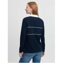 Polo de rugby LeMieux Rochelle femme Marine Bleu marine