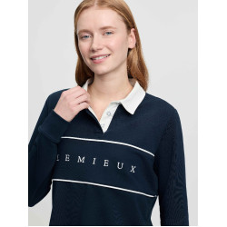 Polo de rugby LeMieux Rochelle femme Marine Bleu marine