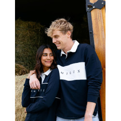 Polo de rugby LeMieux Rochelle femme Marine Bleu marine