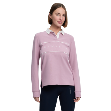 Rugbyshirt LeMieux Rochelle dames Fondant Roze