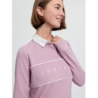 Rugbyshirt LeMieux Rochelle dames Fondant Roze