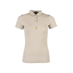 Polo Laura Garrelli Limone manches courtes femme Gris / beige Polo Laura Garrelli Limone manches courtes femme Gris / beige