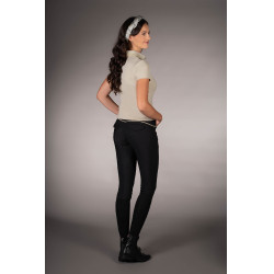 Polo Laura Garrelli Limone manches courtes femme Gris / beige Polo Laura Garrelli Limone manches courtes femme Gris / beige