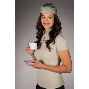 Polo Laura Garrelli Limone manches courtes femme Gris / beige Polo Laura Garrelli Limone manches courtes femme Gris / beige