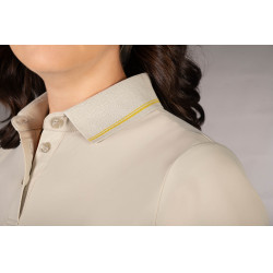 Polo Laura Garrelli Limone manches courtes femme Gris / beige Polo Laura Garrelli Limone manches courtes femme Gris / beige