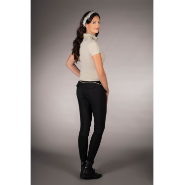 Polo Laura Garrelli Limone manches courtes femme Gris / beige Polo Laura Garrelli Limone manches courtes femme Gris / beige