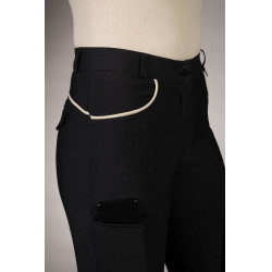 Pantalon Lauria Garrelli Limone fond intégral en silicone femme Noir