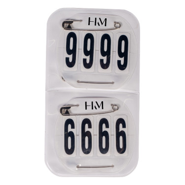 Numéros de départ HKM Classic Blanc