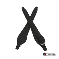 Enkelvoudige stijgbeugelriemen Signature by Antares Zwart