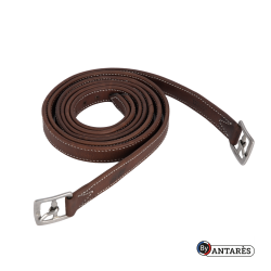 Gespen Signature by Antares, dubbel gevoerd kalfsleer Bruin
