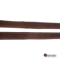 Gespen Signature by Antares, dubbel gevoerd kalfsleer Bruin