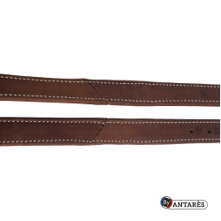 Gespen Signature by Antares, dubbel gevoerd kalfsleer Bruin