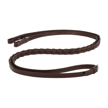 Rênes tressées Signature Sport by Antares Marron