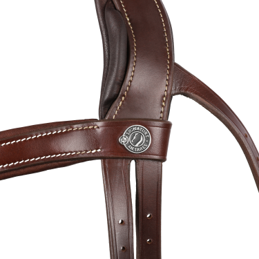 Bridon Signature sport by Antares muserolle combinée Marron