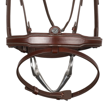 Bridon Signature sport by Antares muserolle combinée Marron