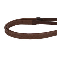 Rênes Signature Sport by Antares caoutchouc 16 mm Marron