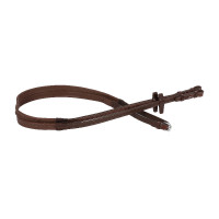 Rênes Signature Sport by Antares caoutchouc 16 mm Marron