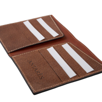 Porte passeport Antares cuir malt