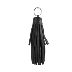 Sleutelhanger Antares pompon Zwart