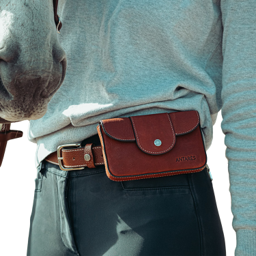 Antares Melrose telefoontas groot formaat Hazelnoot Bruin