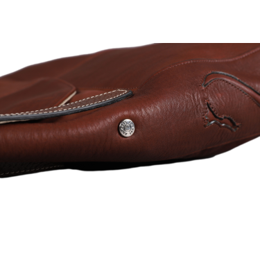 Schoudertas Antares van Milano-leer Hazelnoot Bruin