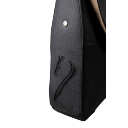 Sac bandoulière Antares en cuir Milano Noir
