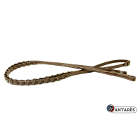 Rênes tressées Signature by Antares 16 mm Marron
