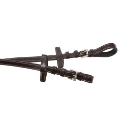 Signature-teugels by Antares 16 mm 7 gripstops Bruin