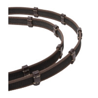 Signature-teugels by Antares 16 mm 7 gripstops Bruin