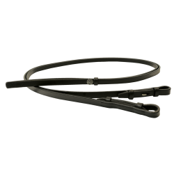 Teugels Signature by Antares dressuur Soft Grip 7 stoppertjes Zwart