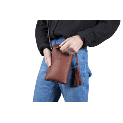 Verticale pochette Antares Lissabon Hazelnoot Bruin