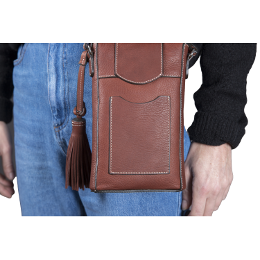 Verticale pochette Antares Lissabon Hazelnoot Bruin