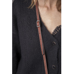 Pochette verticale Antares Lisbonne Noisette Marron