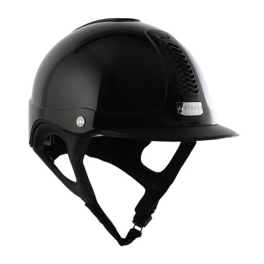 Casque Antares Precision Premium visière standard Noir / noir / chrome / noir