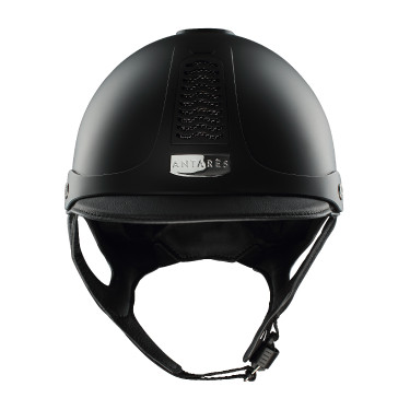 Antares Precision Galaxy helm met standaard klep Zwart / zwart / chroom / zwart
