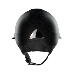 Antares Precision Galaxy-helm met Eclipse-zonneklep Zwart / zwart / chroom / zwart