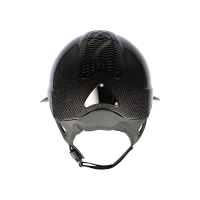 Antares Precision Carbon helm met Eclipse-zonneklep Zwart / zwart / chroom / zwart