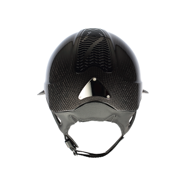 Antares Precision Carbon helm met Eclipse-zonneklep Zwart / zwart / chroom / zwart