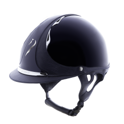 Antares Origin Premium helm met standaard klep Blauw lakleder