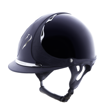 Antares Origin Premium helm met standaard klep Blauw lakleder