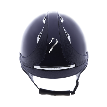 Antares Origin Premium helm met standaard klep Blauw lakleder