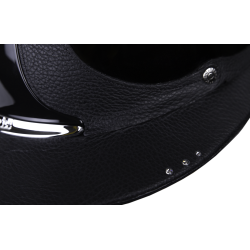 Antares Origin Premium-helm met Eclipse-visor en Swarovski Zwart