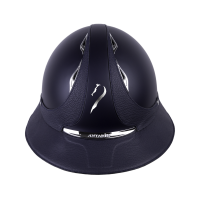 Antares Origin Galaxy-helm met Eclipse-klep Blauw / blauw leer