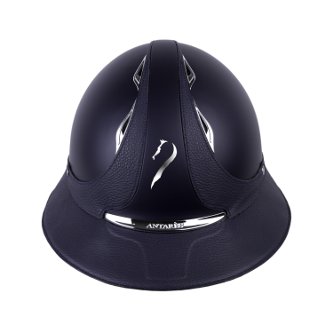Antares Origin Galaxy-helm met Eclipse-klep Blauw / blauw leer Antares Origin Galaxy-helm met Eclipse-klep Blauw / blauw leer