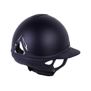 Antares Origin Galaxy-helm met Eclipse-klep Blauw / blauw leer Antares Origin Galaxy-helm met Eclipse-klep Blauw / blauw leer