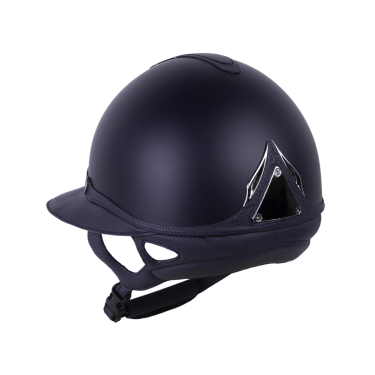 Antares Origin Galaxy-helm met Eclipse-klep Blauw / blauw leer Antares Origin Galaxy-helm met Eclipse-klep Blauw / blauw leer