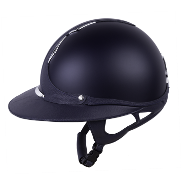 Casque Antares Origin Galaxy visière Eclipse Bleu / cuir bleu