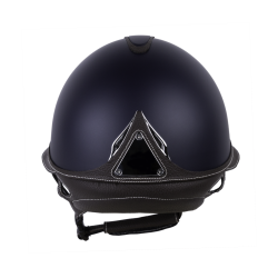 Antares Origin Galaxy-helm met Eclipse-klep Blauw / bruin leer