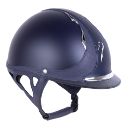 Casque Antares Origin Galaxy visière standard Bleu / cuir bleu